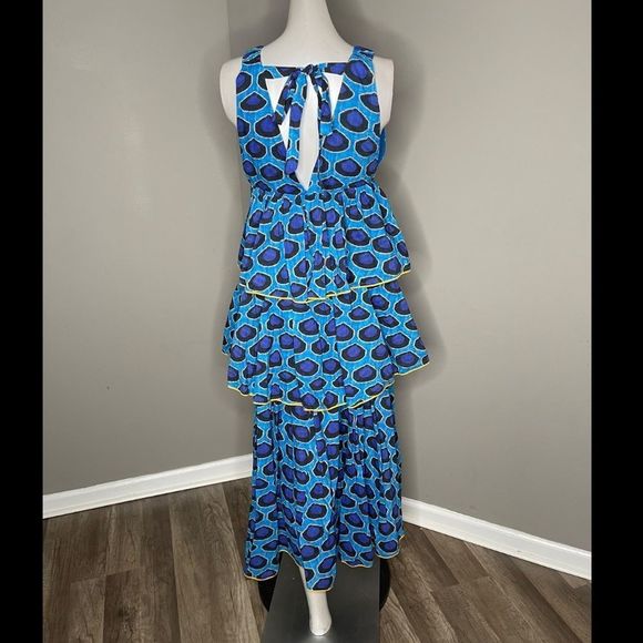 RHODE
Leela Sleeveless Print Tiered Dress - Picture 7 of 9